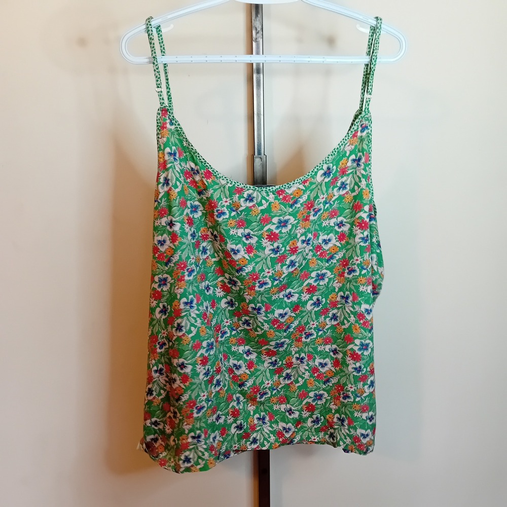 NWOT Plus Size Maison d'Hermine Floral Cottagecore Tank‎ Top Colorful Summer 26W - Picture 13 of 15